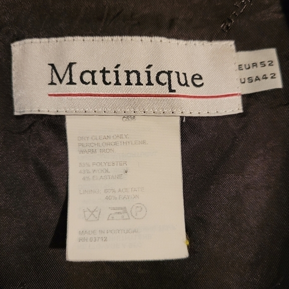 MATINIQUE Vintage Men's Vest, Black, Lined, Unisex, Made in Portugal, Size US 42 - Picture 14 of 16